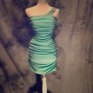 deb Dress, Mint Green Size M